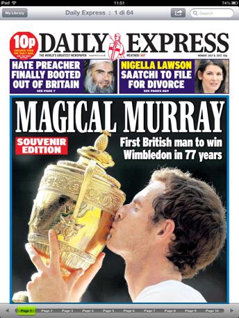 Daily Express e la magia di Murray